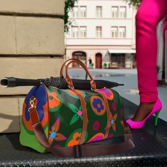 BlessedGreen Florella MonogramTravel Bag